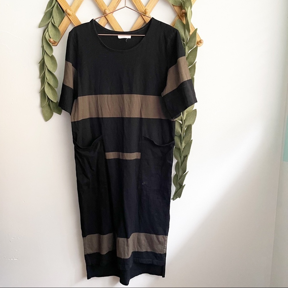 Beaumont Organic Striped Midi Dress